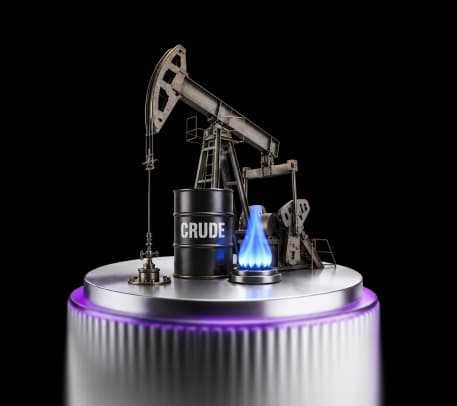 Crude Oil and gas